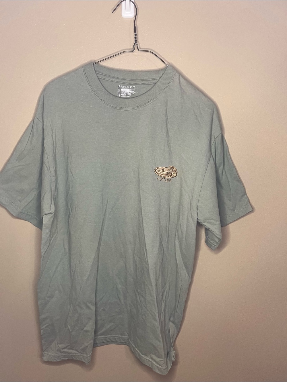 Passport Light Sage Green Short-Sleeve Crewneck Tee
